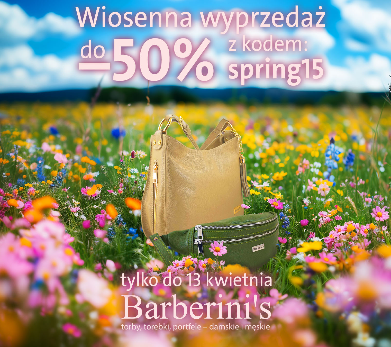 Wiosenna Wyprzedaż w Barberini's – Do 50% Zniżki z Kodem spring15